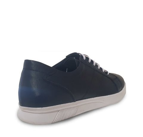 Oks 1210 Deri Siyah Erkek Günlük Ayakkabı