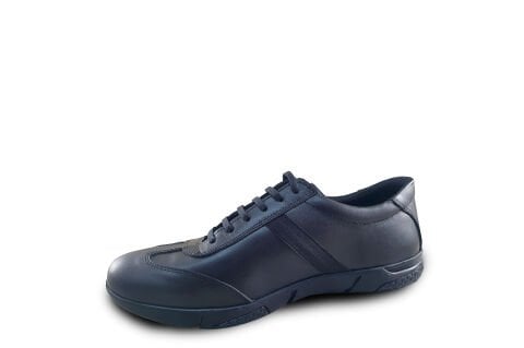 Oks 515 Hank Deri Siyah Unisex Personel Ayakkabı